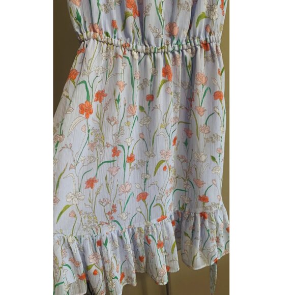 BANANA REPUBLIC Floral Puff-Sleeve Dress SIZE PETITE 00 GOOD AS NEW - Picture 11 of 12